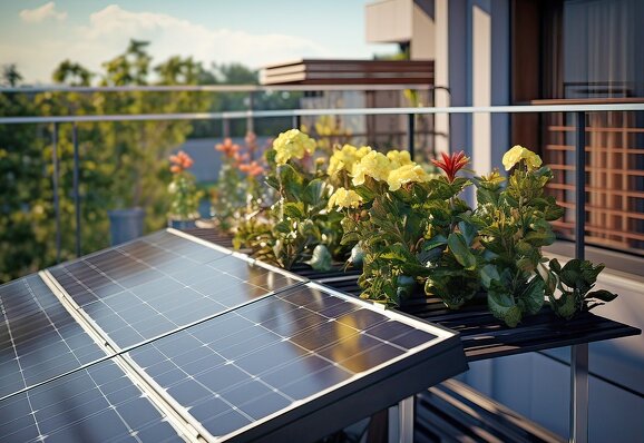 Hausratversicherung schützt Balkon-Photovoltaikanlagen